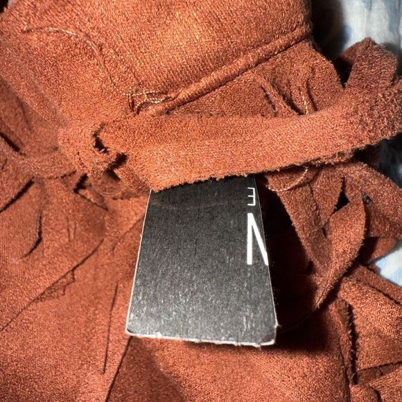 Idyllwind by Miranda Lambert Brixworth Terracotta Fringe Mini Dress - Picture 14 of 15